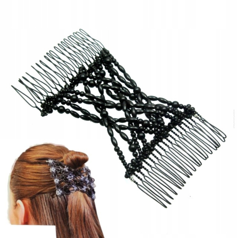 GRZEBIEŃ OZDOBNY NA GUMCE    0028-27