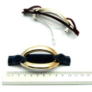 KLAMRY / AUTOMATY DO WŁOSÓW WELUROWE 2 SZTUKI                                                                           (9374 SAH) - 2