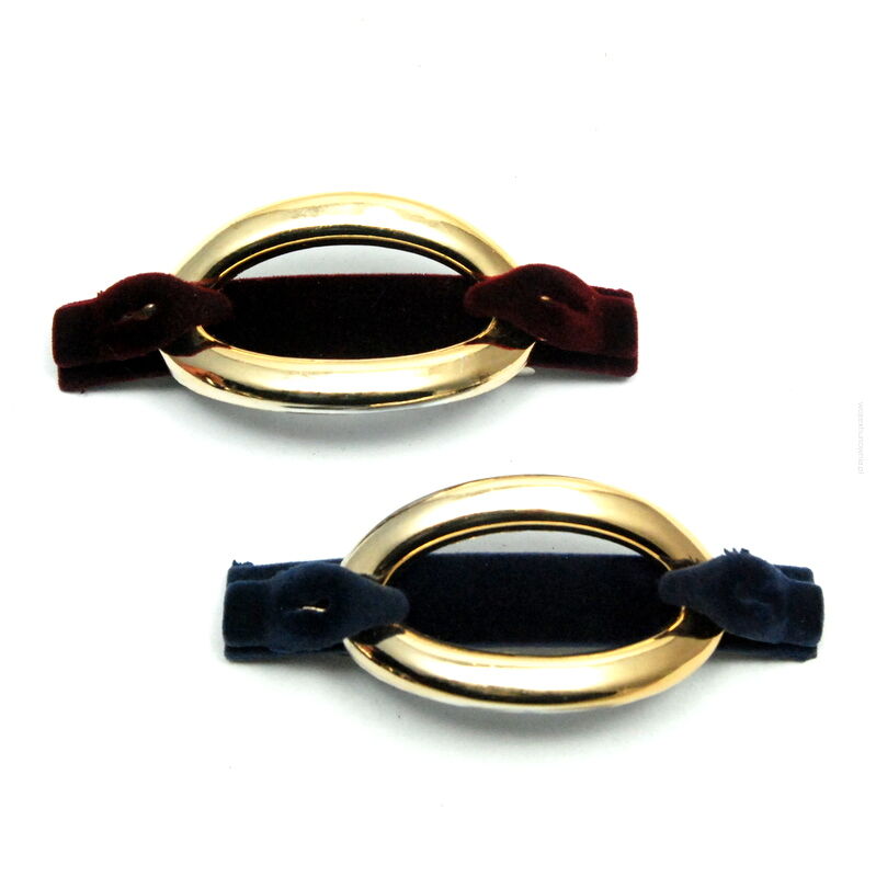 KLAMRY / AUTOMATY DO WŁOSÓW WELUROWE 2 SZTUKI                                                                           (9374 SAH)