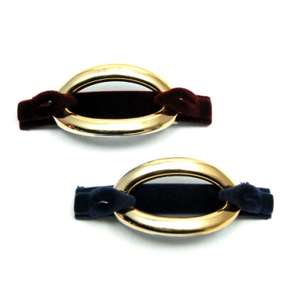 KLAMRY / AUTOMATY DO WŁOSÓW WELUROWE 2 SZTUKI                                                                           (9374 SAH)