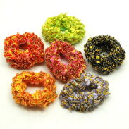 GUMKI DO WŁOSÓW FROTKI DUŻE KOLOROWE (12 SZTUK) 0245-61 - 2