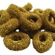 GUMKI DO WŁOSÓW FROTKI ZŁOTE 20 SZTUK (0941 SA) - 2