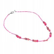 NASZYJNIK / KORALIKI DROBNE RÓŻOWE                                                 0665-1001 - 2