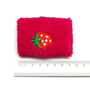 FROTKA NA NADGARSTEK RÓŻOWA Z TRUSKAWKĄ 0004-81 - 2