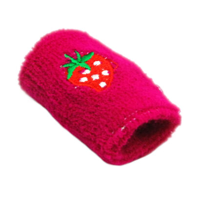 FROTKA NA NADGARSTEK RÓŻOWA Z TRUSKAWKĄ 0004-81