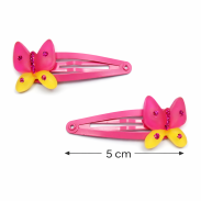 SPINKI / PYKI DO WŁOSÓW Z MOTYLKAMI 4 SZTUKI (0301-6 SAH) - 2