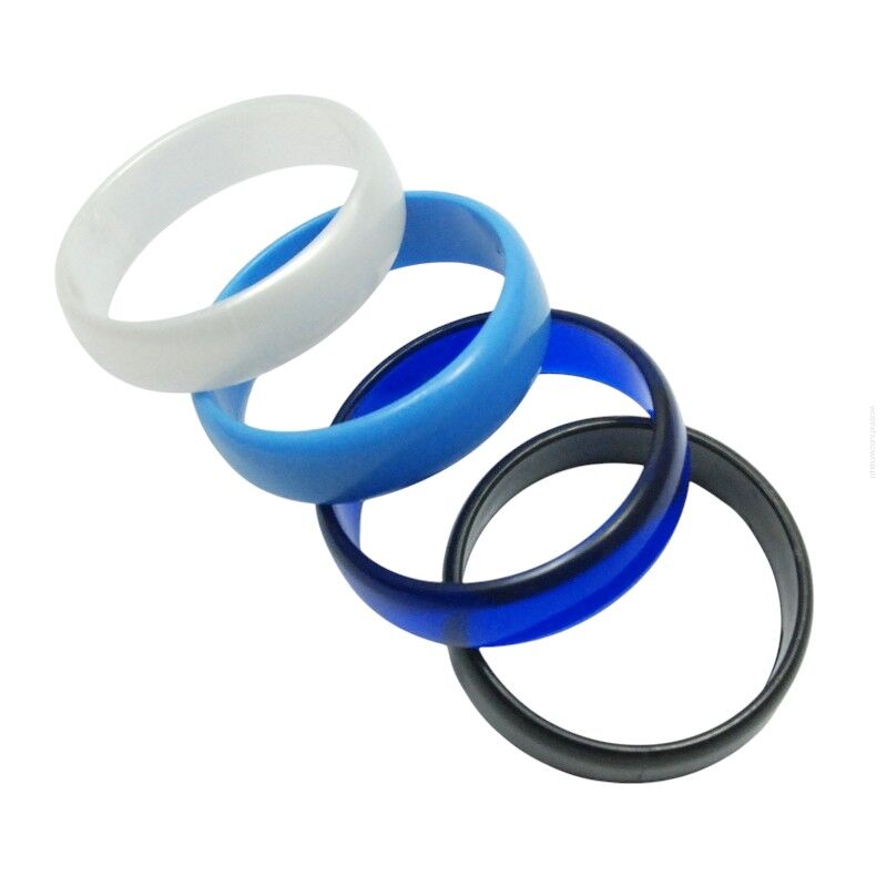 BRANSOLETKI  PLASTIKOWE MIX KOLORÓW 4 SZTUKI                                                                   (0605-18 SAU)