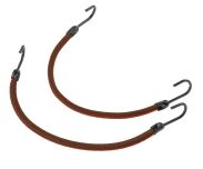 GUMKI DO WŁOSÓW Z HACZYKAMI BRĄZOWE 12 SZTUK                (R6/12/BR) - 2