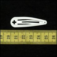 KOMPLET DO WŁOSÓW SPINKI + WSUWKI BIAŁE (ZP50/W) - 3