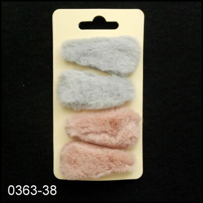 SPINKI / PYKI PLUSZOWE 4 SZTUKI                                                                                           (0363-38)