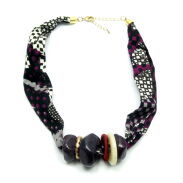 NASZYJNIK / WISIOR Z DUŻYMI- OZDOBNYMI KORALAMI                                                   (WI SAHL) - 2