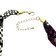 NASZYJNIK / WISIOR Z DUŻYMI- OZDOBNYMI KORALAMI                                                   (WI SAHL) - 4