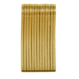 GOLD STRAIGHT HAIRGRIPS MAT(12 PCS)