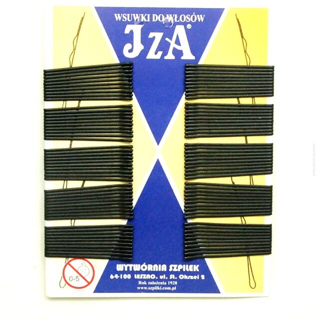 WSUWKA CZARNA PROSTA MATOWA 2 KULKI 5 cm                       (105/100 MAT)