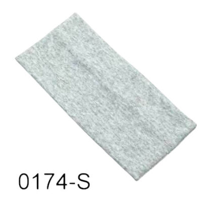 OPASKA NA GŁOWĘ ELASTYCZNA SZEROKA POPIEL-DRES 9 cm                         (0174-27 S)