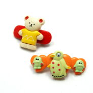 KLAMRY / SPINKI DO WŁOSÓW DZIECIĘCE POSTACIE Z BAJEK 4 SZTUKI               0209-549 SAH U - 2