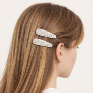 PYKI / SPINKI DO WŁOSÓW OZDOBNE Z PEREŁKAMI 4 SZTUKI (0185-25 SAH) - 2