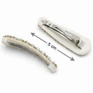 PYKI / SPINKI DO WŁOSÓW OZDOBNE Z PEREŁKAMI 4 SZTUKI (0185-25 SAH) - 3