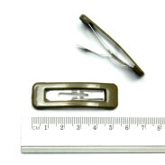 PYKI / SPINKI DO WŁOSÓW  ZIELONE OBLANE PLASTIKIEM 6 SZTUK                                          (0301-1 SAH) - 2