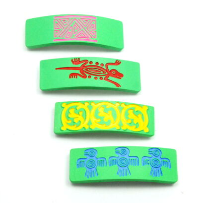 KLAMRY / AUTOMATY DO WŁOSÓW KOLOROWE 4 SZTUKI                                                                      (4986 SAU)