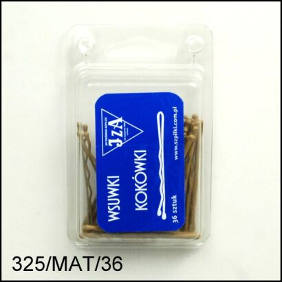 WSUWKA ZŁOTA MATOWA 2 KULKI 5 cm 36 sztuk