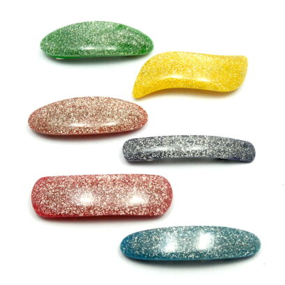 KLAMRY / AUTOMATY DO WŁOSÓW KOLOROWE 6 SZTUK                                                                             (3903-2 SAH)