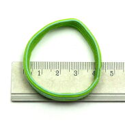 GUMKI DO WŁOSÓW KOLOROWE W PASKI 50 SZTUK                                                    (006-502) - 4