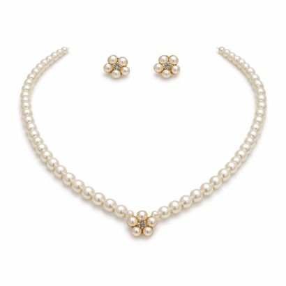 KOMPLET BIŻUTERII KORALE + KOLCZYKI                                                                       0646-12 AS