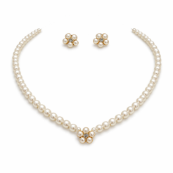 KOMPLET BIŻUTERII KORALE + KOLCZYKI                                                                       0646-12 AS