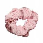 GUMKA DO WŁOSÓW Z FALBANKĄ / SCRUNCHIES  RÓŻOWA                       (5281-1 SAMF) - 2