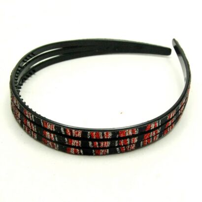 OPASKI DO WŁOSÓW OZDOBNE POTRÓJNE 6 SZTUK (0176-40 SA)