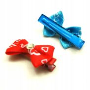 SPINKI DO WŁOSÓW DZIECIĘCE KOKARDKI KOLOROWE 6 SZTUK (0226-22 SAH) - 2