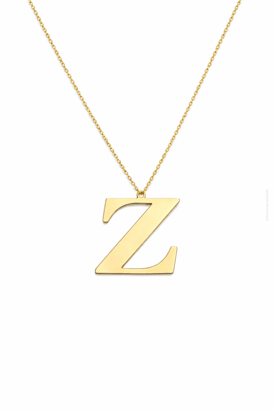 NASZYJNIK Z LITERKĄ 