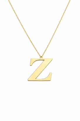 NASZYJNIK Z LITERKĄ "Z" ZE STALI NIERDZEWNEJ (0607-30)