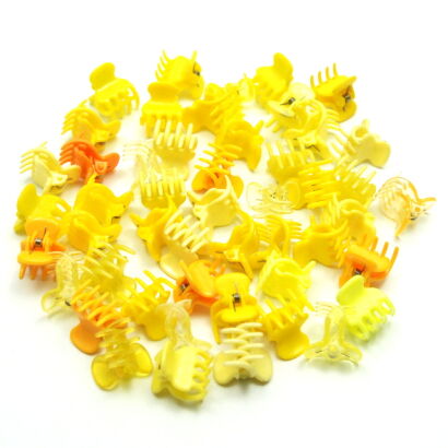 SZCZĘKI "KRABIKI" MAŁE ŻÓŁTE 50 SZTUK                                                         (0146-505 SAH)