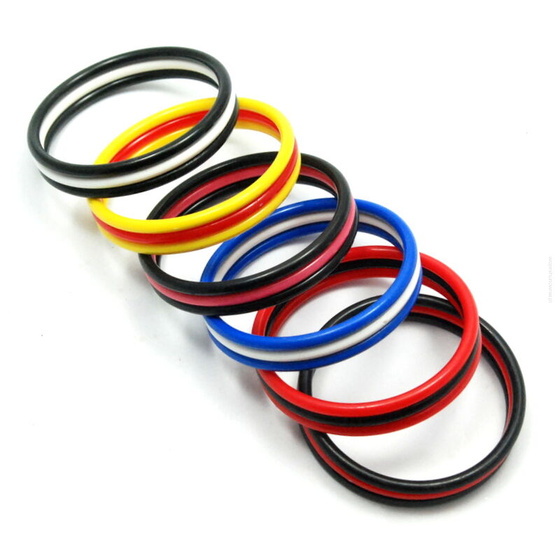 BRANSOLETKI PLASTIKOWE KOLOROWE 6 SZTUK (5188 SA)