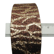 OPASKI DO WŁOSÓW SZEROKIE OZDOBNE BROKATOWE 4 SZTUKI                     (5201 SAM) - 3