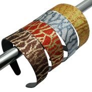 OPASKI DO WŁOSÓW SZEROKIE OZDOBNE BROKATOWE 4 SZTUKI                     (5201 SAM) - 2