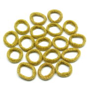 GUMKI DO WŁOSÓW FROTKI ZŁOTE 50 SZTUK                                                                                     (1568 SA) - 2