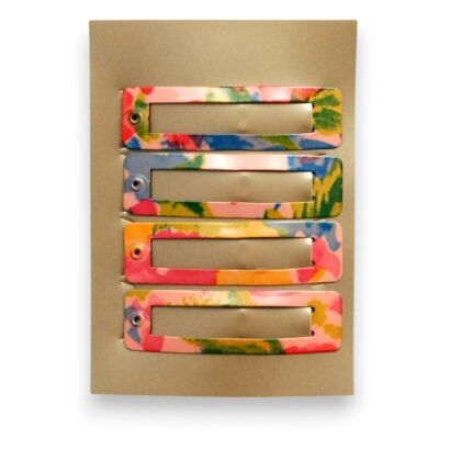 PYKI / SPINKI DO WŁOSÓW BEZ OZDÓB METALOWE 4 SZTUKI (0262 S)