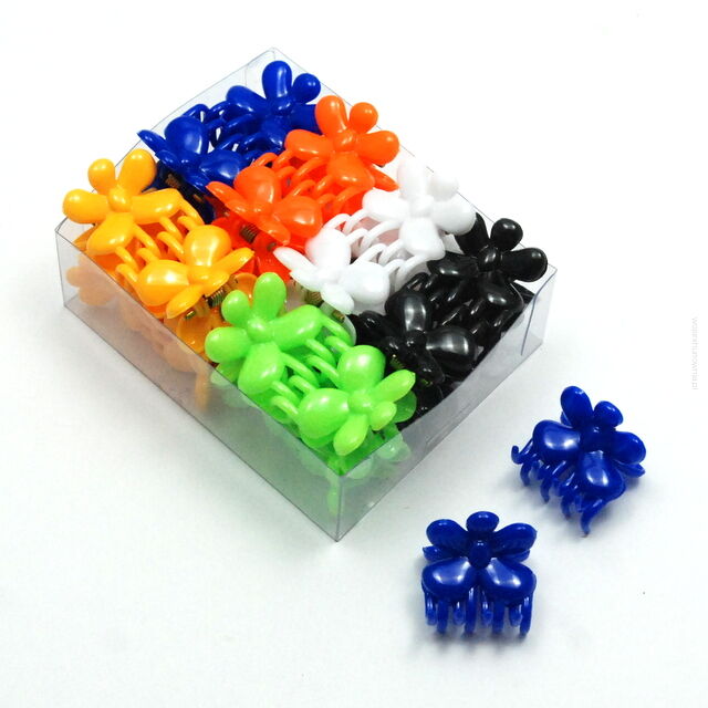 SZCZĘKI /KRABIKI KWIATKI 24 SZTUKI                                               (0187-504 SA)