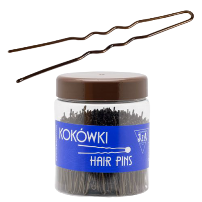 KOKÓWKA FRYZJERSKA BRĄZOWA KARBOWANA 6.5 CM 500G                                          (C365/G)