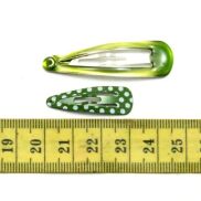 PYKI / SPINKI DO WŁOSÓW DZIECIĘCE ZIELONE 8 SZTUK                                   (7389 S) - 2