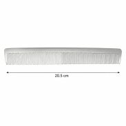 GRZEBIEŃ FRYZJERSKI METALOWY W SREBRNYM KOLORZE 20.5 CM (DS105-2) - 2