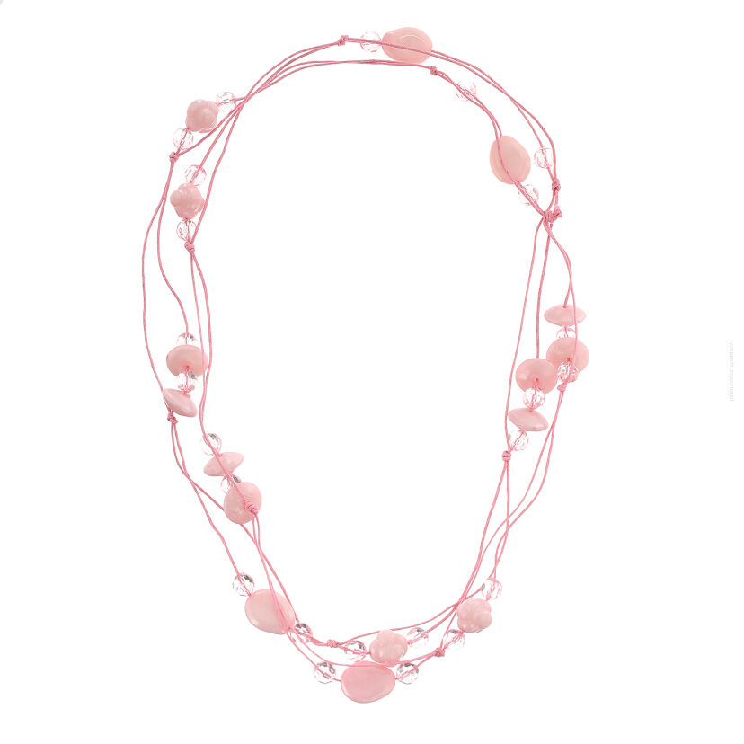 NASZYJNIK DŁUGI NA SZNURECZKU / KORALE   0614-1015