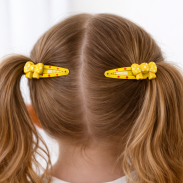 SPINKI / PYKI DO WŁOSÓW Z KOKARDKAMI 6 SZTUK (0301-20 SAH) - 3