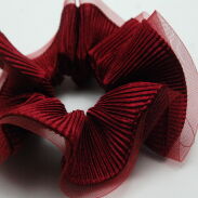 GUMKI DO WŁOSÓW  DUŻE OZDOBNE BORDOWE (3 SZTUKI)                          0028-539 - 2