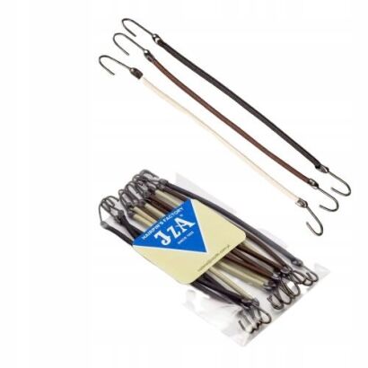 GUMKI DO WŁOSÓW Z HACZYKAMI MIX 12 SZTUK                       (R6/12/MIX)