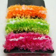 GUMKI FROTKI PUCHATE  WIELOKOLOROWE DUŻE FUZZY III (12 SZTUK) 0245-88 - 2