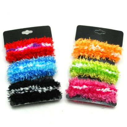 GUMKI FROTKI PUCHATE  WIELOKOLOROWE DUŻE FUZZY III (12 SZTUK) 0245-88